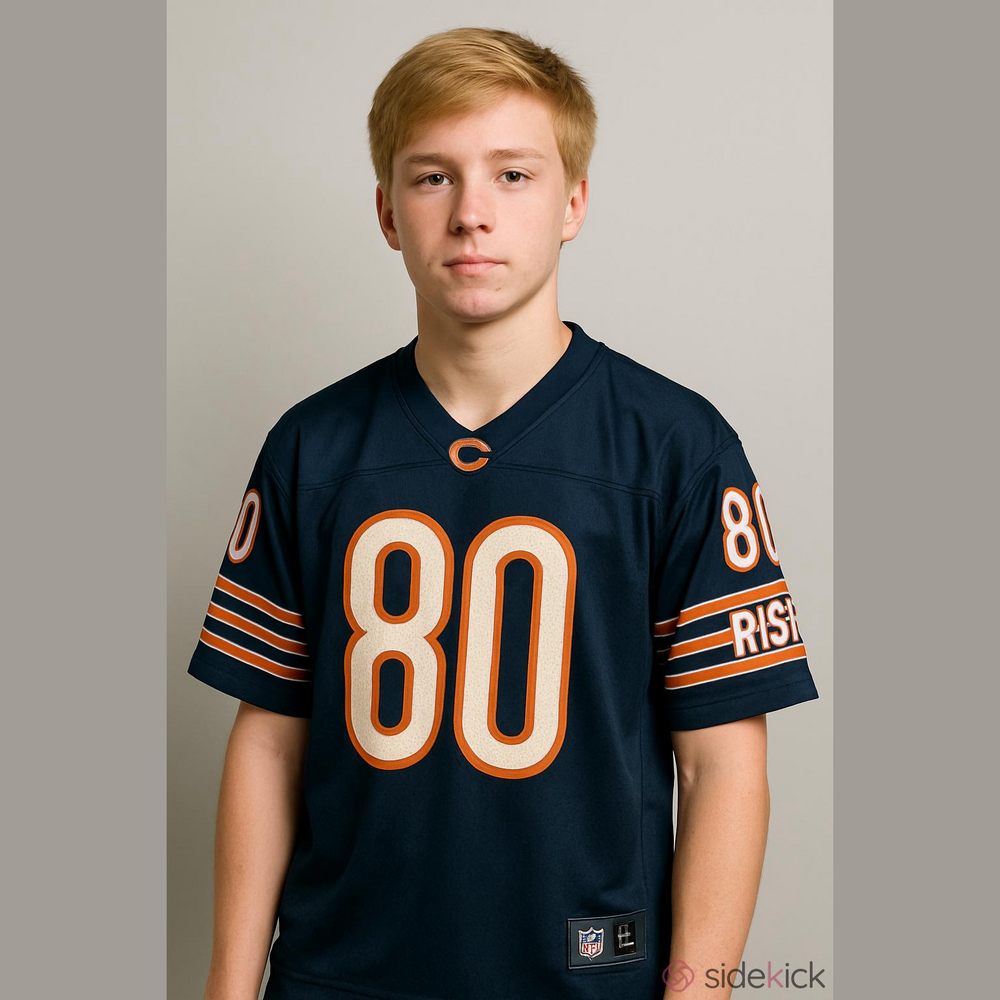 Berrian #80 Chicago Bears Reebok NFL Equipment Navy Blue  Vintage Jersey Unisex